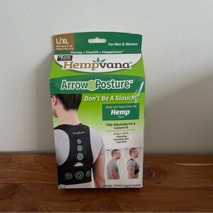 Hempvana Arrow Posture Adjustable Lightweight Posture Corrector Brace Size L/XL